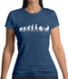 Evolution Of Man Chess Womens T-Shirt