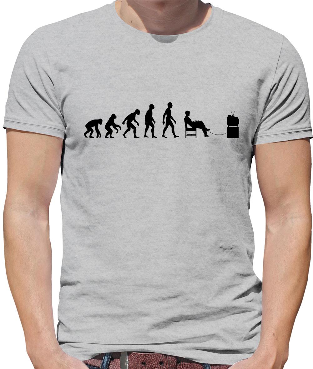 Evolution of Man Gamer Mens T-Shirt