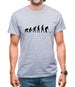 Evolution Of Man Croquet Mens T-Shirt