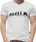 Evolution of Man Drummer Mens T-Shirt