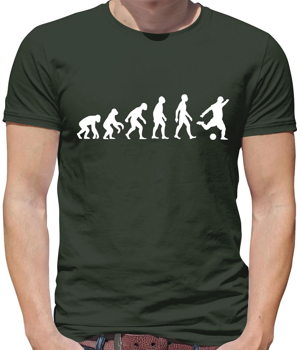 Dressdown Evolution of Man Football Mens T-Shirt