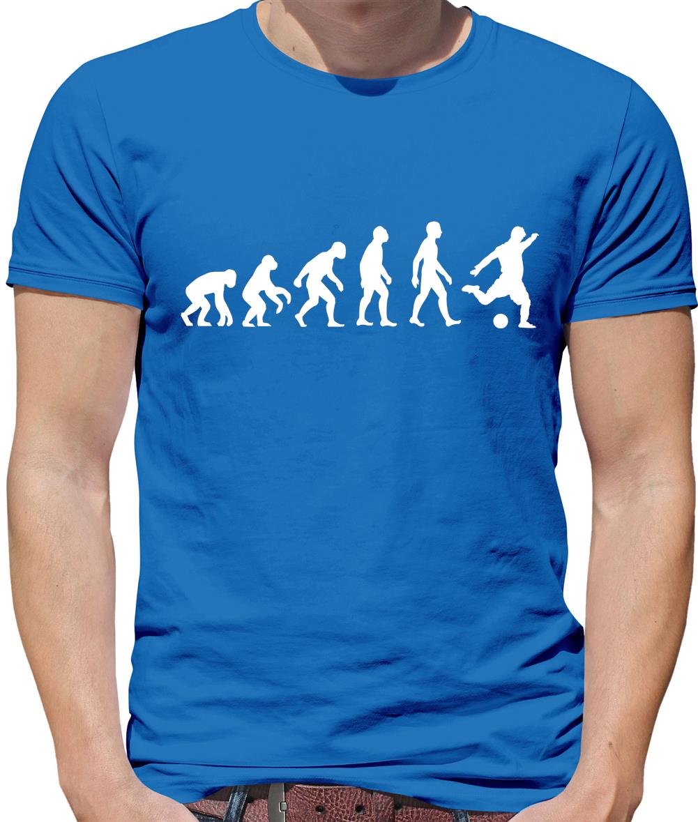 Evolution of Man Football Mens T-Shirt