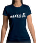Evolution Of Man Freerunning Womens T-Shirt