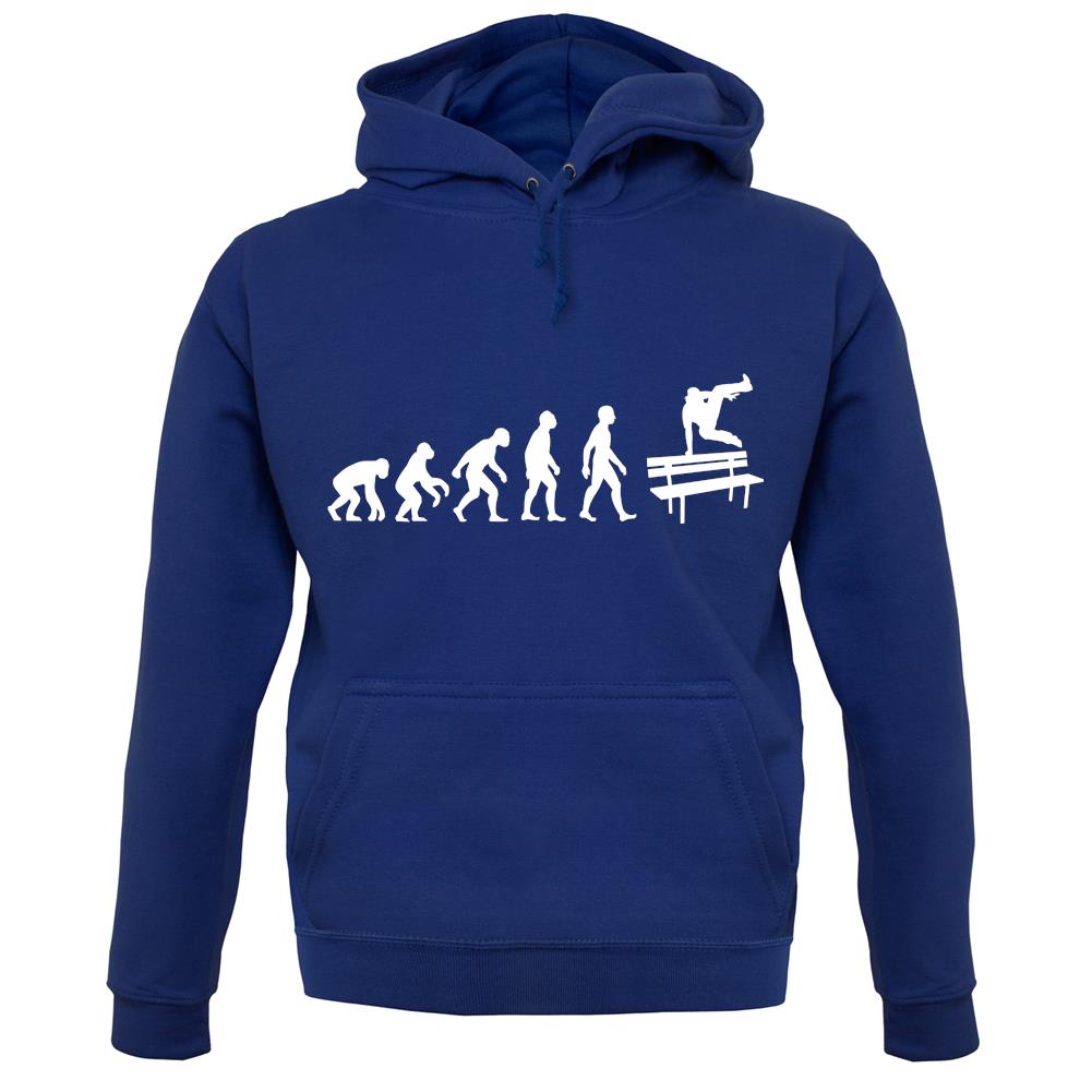 Evolution Of Man Freerunning unisex hoodie