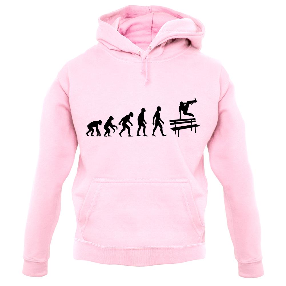 Evolution Of Man Freerunning unisex hoodie