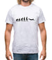 Evolution Of Man Frisbee Mens T-Shirt