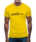 Evolution Of Man Frisbee Mens T-Shirt