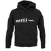 Evolution Of Man Frisbee unisex hoodie