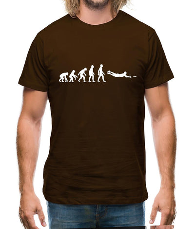 Evolution Of Man Frisbee Mens T-Shirt