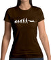 Evolution Of Man Frisbee Womens T-Shirt