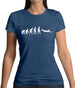 Evolution Of Man Frisbee Womens T-Shirt
