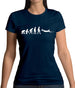 Evolution Of Man Frisbee Womens T-Shirt