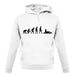 Evolution Of Man Go Karting unisex hoodie