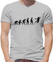 Evolution Of Man Handball Mens T-Shirt