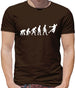 Evolution Of Man Handball Mens T-Shirt