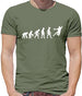 Evolution Of Man Handball Mens T-Shirt