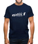 Evolution Of Man Handball Mens T-Shirt