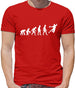 Evolution Of Man Handball Mens T-Shirt