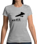 Evolution Of Man Hang Glider Womens T-Shirt