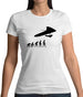 Evolution Of Man Hang Glider Womens T-Shirt