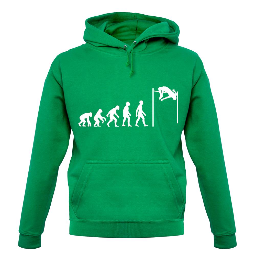 Evolution Of Man High Jump unisex hoodie