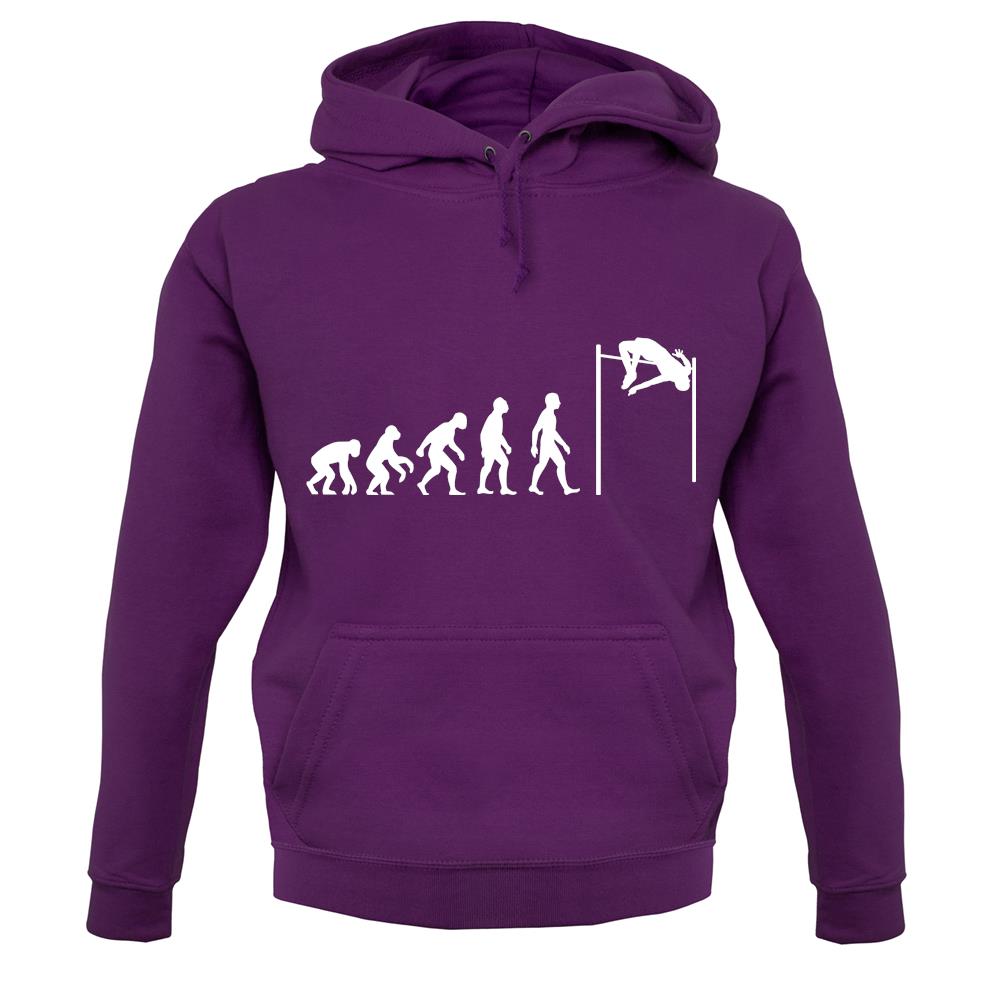 Evolution Of Man High Jump unisex hoodie