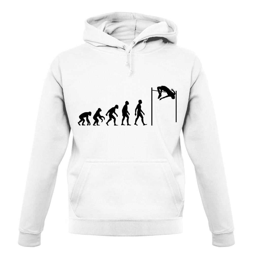Evolution Of Man High Jump unisex hoodie