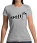 Evolution Of Man High Jump Womens T-Shirt