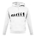 Evolution Of Man Hiking unisex hoodie