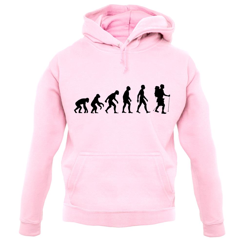 Evolution Of Man Hiking unisex hoodie