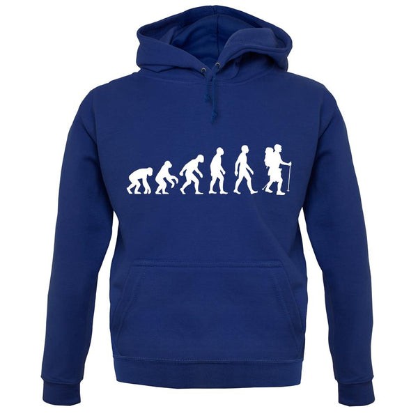 Evolution Of Man Hiking unisex hoodie