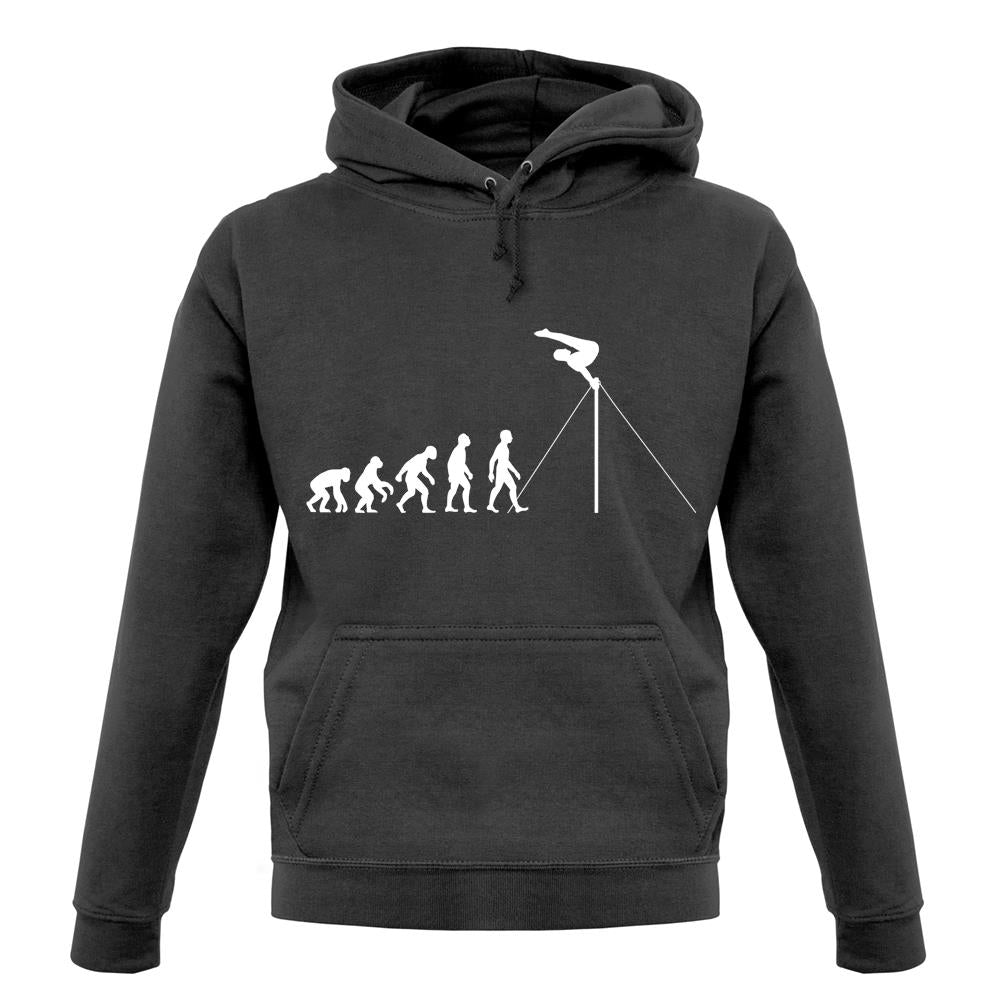 Evolution Of Man Horizontal Bars unisex hoodie