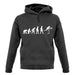 Evolution Of Man Hurdles unisex hoodie