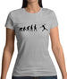 Evolution Of Man Javelin Womens T-Shirt