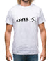 Evolution Of Man Javelin Mens T-Shirt