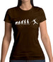 Evolution Of Man Javelin Womens T-Shirt