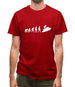 Evolution Of Man Jet Ski Mens T-Shirt