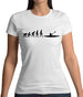 Evolution Of Man Kayak Womens T-Shirt