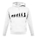 Evolution Of Man Master Builder unisex hoodie