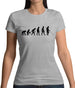 Evolution Of Man Metal Detector Womens T-Shirt