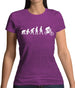 Evolution Of Man Mountain Bike Womens T-Shirt