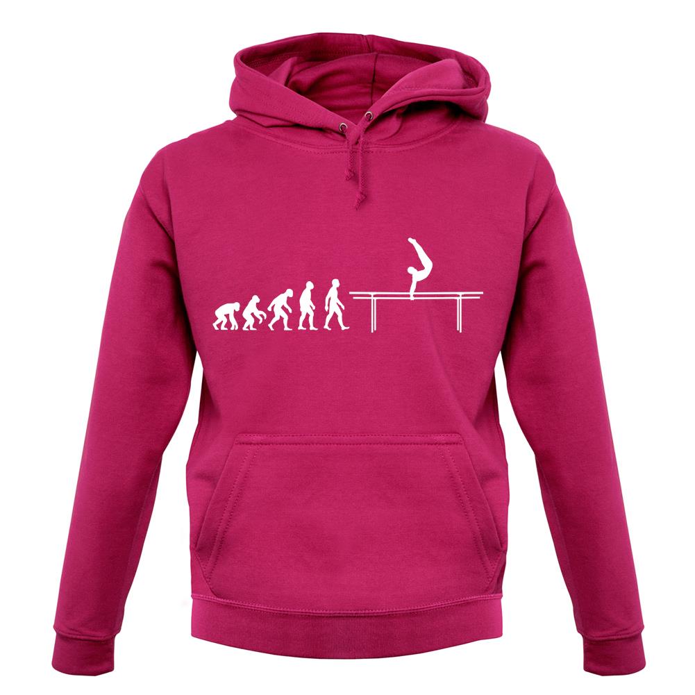 Evolution Of Man Parallel Bars unisex hoodie
