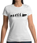 Evolution Of Man Piano Womens T-Shirt