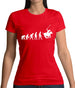 Evolution Of Man Polo Womens T-Shirt