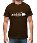 Evolution Of Man Pommel Horse Mens T-Shirt