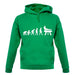 Evolution Of Man Pommel Horse unisex hoodie