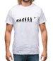 Evolution Of Man Remote Control Helicopter Mens T-Shirt