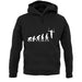 Evolution Of Man Rings unisex hoodie