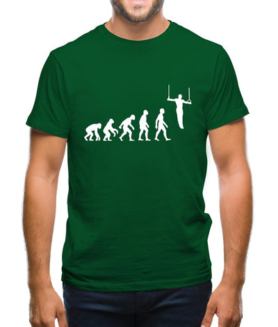 Evolution Of Man Rings Mens T-Shirt