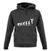 Evolution Of Man Rings unisex hoodie